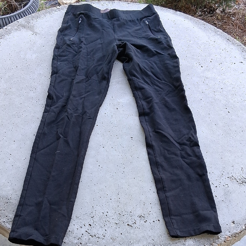 Women's Black Stretch Ponte Trousers - Sleek Everyday Fit